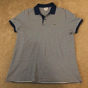 Men’s Lacoste Polo Shirt Size 6 Blue/White